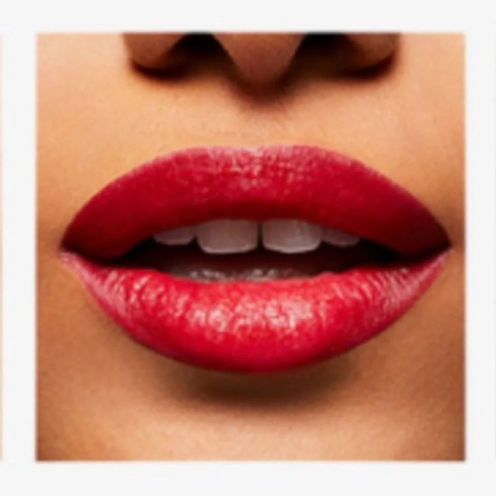 MAC Shocking Revelation (clean blue red) powder kiss lipstick